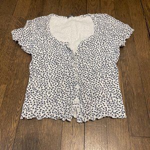 One Size Brandy Melville Button-up Top